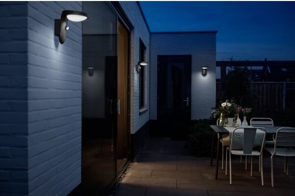Philips - LED Solárne nástenné svietidlo so senzorom TYLA LED/1,2W/4V 4000K IP44