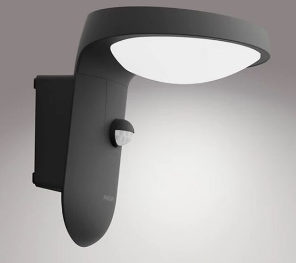 Philips - LED Vonkajšie nástenné svietidlo so senzorom TYLA LED/9W/230V 4000K IP44