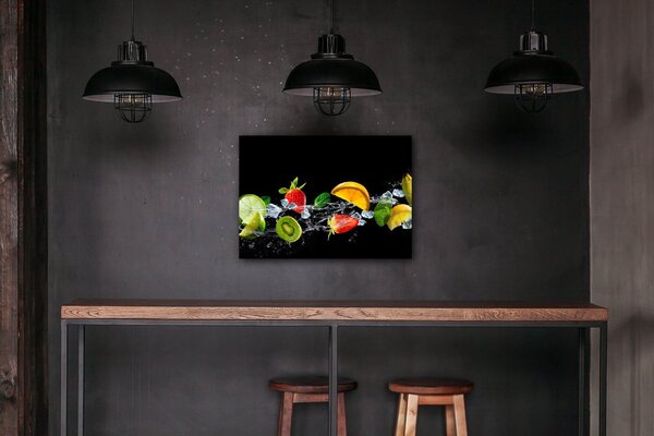 Impresi Obraz Ovocie vo vode - 70 x 50 cm