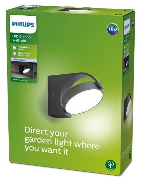 Philips - LED Vonkajšie nástenné svietidlo MIMOSA LED/7W/230V 4000K IP44