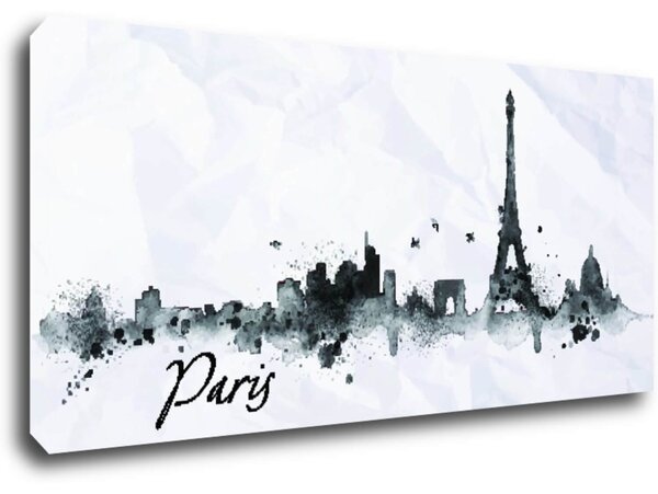 Impresi Obraz Paríž panorama - 90 x 40 cm