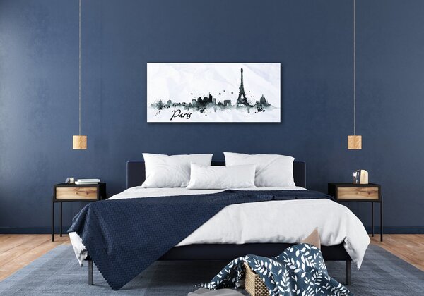 Impresi Obraz Paríž panorama - 90 x 40 cm