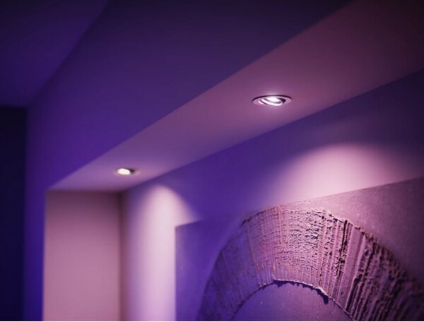 SADA 2x LED RGBW Stmievateľná žiarovka Philips Hue WACA GU5,3/MR16/6,3W/12V