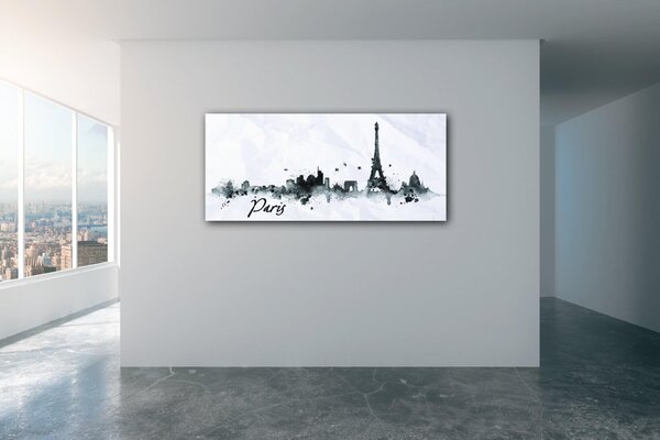 Impresi Obraz Paríž panorama - 90 x 40 cm