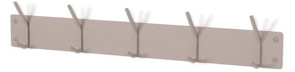 Taupe kovový nástenný vešiak 70 cm Fusion – Spinder Design