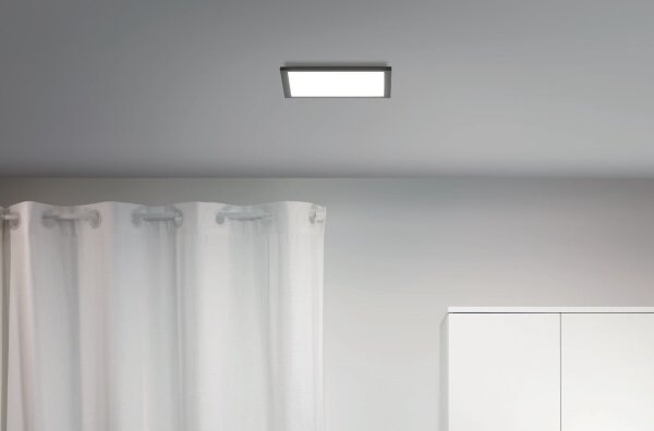 WiZ - LED Stmievateľné stropné svietidlo SUPERSLIM LED/12W/230V čierna Wi-Fi