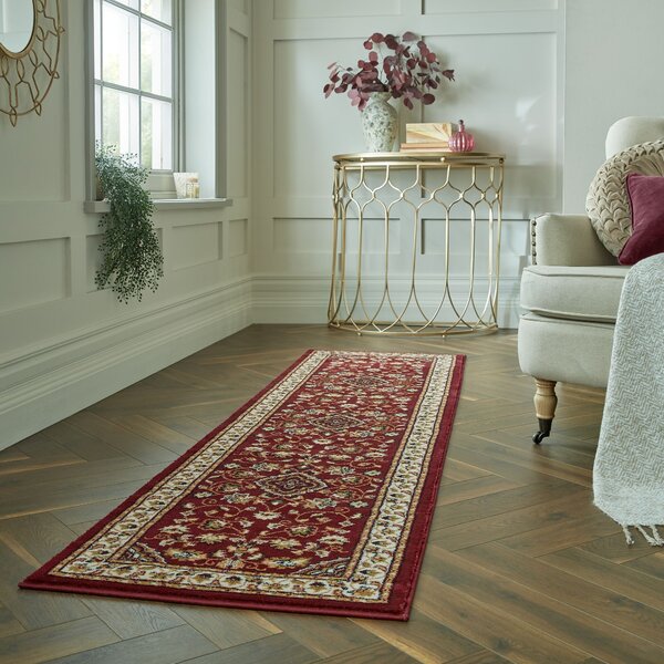 Flair Rugs, Behúň Sincerity Royale Sherborne Red, 60x230, červená, chodba / predsieň
