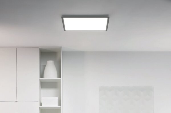 WiZ - LED Stmievateľné stropné svietidlo SUPERSLIM LED/36W/230V čierna Wi-Fi