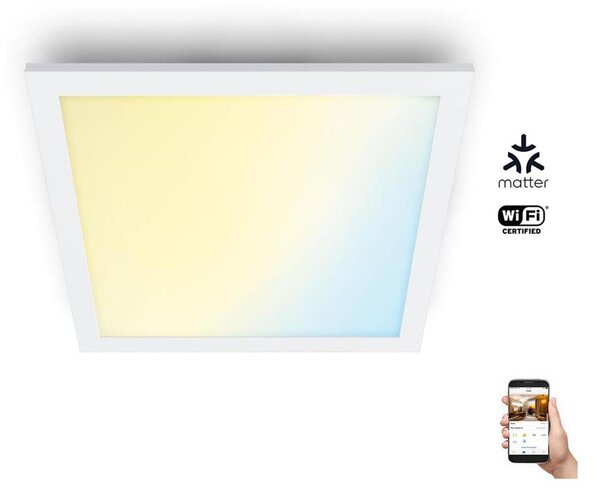 WiZ - LED Stmievateľné stropné svietidlo SUPERSLIM LED/12W/230V biela Wi-Fi
