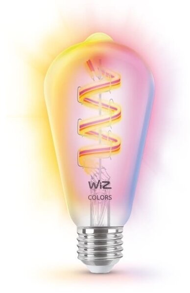 LED RGBW Stmievateľná žiarovka ST64 E27/6,3W/230V 2200-6500K Wi-Fi - WiZ