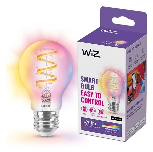LED RGBW Stmievateľná žiarovka A60 E27/6,3W/230V 2200-6500K Wi-Fi - WiZ