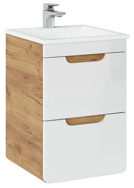 Kúpeľňová skrinka pod umývadlo ARUBA WHITE 2S 40 cm