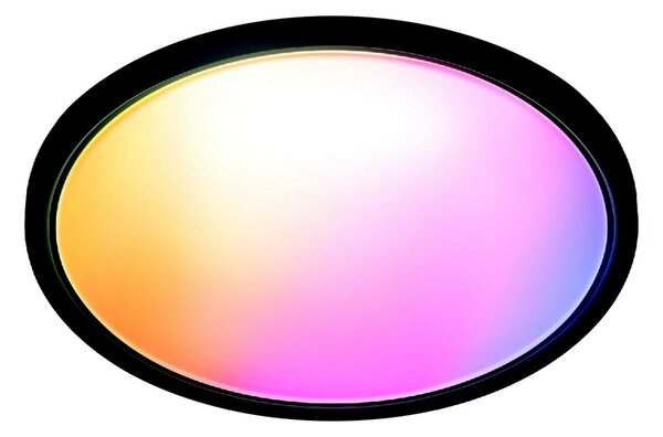 WiZ - LED RGB Stmievateľné stropné svietidlo SUPERSLIM LED/32W/230V Wi-Fi čierna