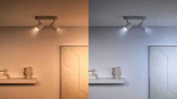 SADA 2x LED Stmievateľná žiarovka PAR16 GU10/4,7W/230V 2700-6500K CRI 90 Wi-Fi-WiZ