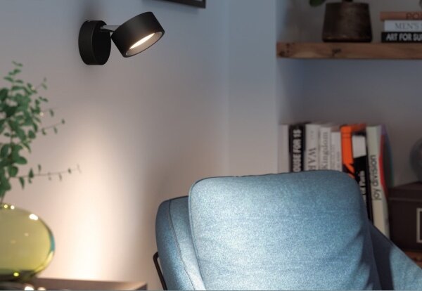 Philips - LED Bodové svietidlo BRACIA LED/5,5W/230V čierna