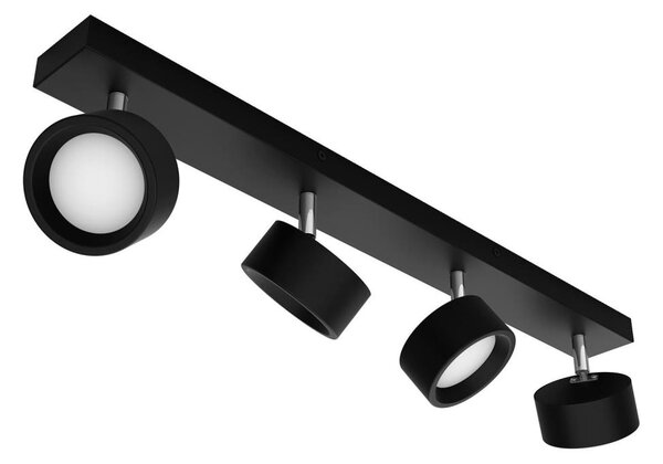 Philips - LED Bodové svietidlo BRACIA 4xLED/5,5W/230V čierna