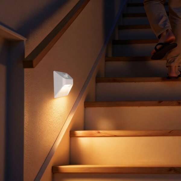 Immax 08308L - LED nabíjateľné schodové svietidlo so senzorom STEP LIGHT 0,3W/3,7V 2200 mAh IP53 biela