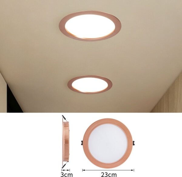 Immax NEO 07331L - LED stmievateľné podhľadové svietidlo DOWN LED/36W/230V Wi-Fi Tuya pr. 23 cm ružové