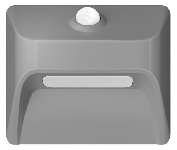 Immax 08309L - LED nabíjateľné schodové svietidlo so senzorom STEP LIGHT 0,3W/3,7V 2200 mAh IP53 sivé