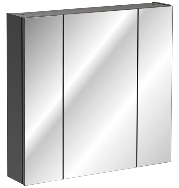 Kúpeľňová zrkadlová skrinka MONAKO GREY 60 cm