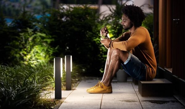 Philips - LED Vonkajšia lampa STRATOSPHERE LED/3,8W/230V 42 cm 2700K IP44