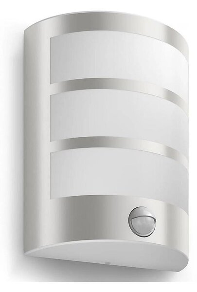 Philips - LED Vonkajšie nástenné svietidlo so senzorom PYTHON LED/3,8W/230V IP44