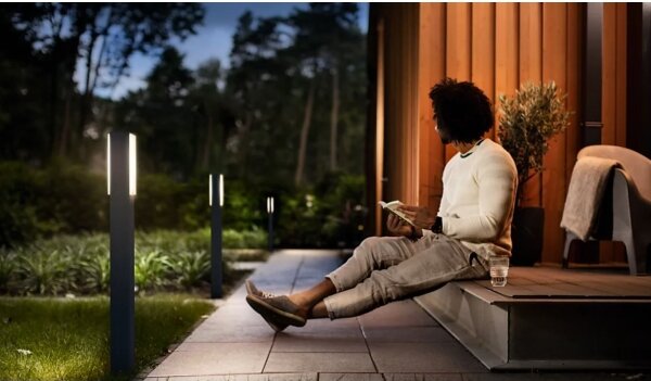 Philips - LED Vonkajšia lampa STRATOSPHERE LED/3,8W/230V 77 cm 2700K IP44