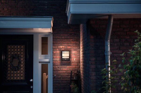 Philips - LED Vonkajšie nástenné svietidlo so senzorom PETRONIA LED/3,8W/230V IP44