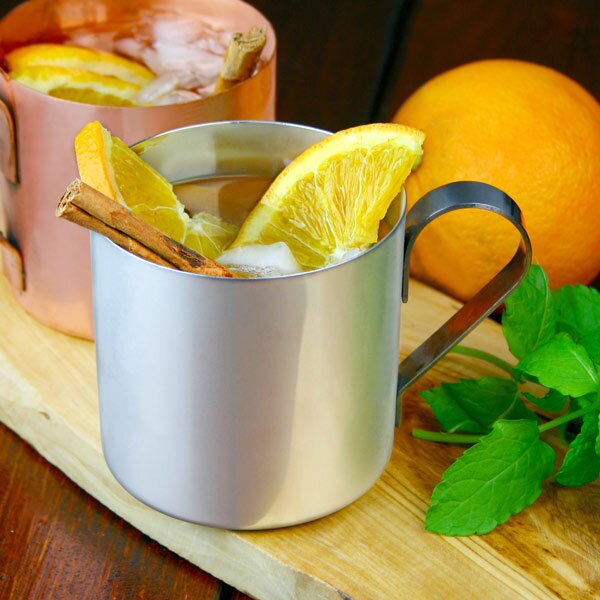 Bar@drinkstuff Nerezový Moscow Mule pohár 350ml /12.3oz Množstvo: 12 ks