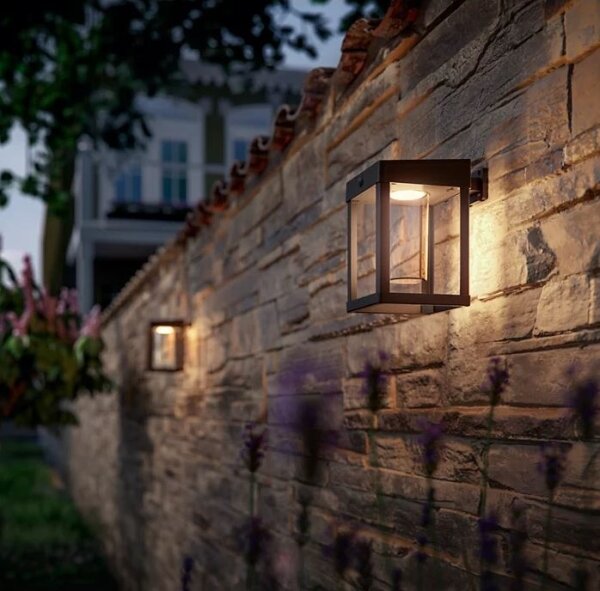 Philips - LED Solárne nástenné svietidlo so senzorom CAMILL LED/1,4W/3,7V IP44