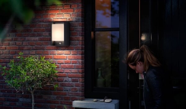 Philips - LED Vonkajšie nástenné svietidlo so senzorom ARBOUR LED/3,8W/230V IP44