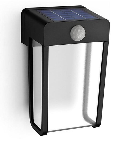 Philips - LED Solárne nástenné svietidlo so senzorom SHROUD LED/2,3W/3,7V IP44