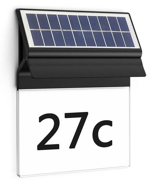 Philips - LED Solárne domové číslo ENKARA LED/0,2W/3,7V IP44