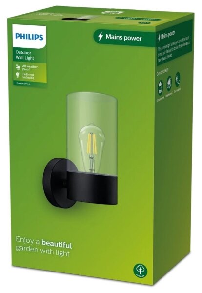 Philips - Vonkajšie nástenné svietidlo FLAREON 1xE27/25W/230V IP44