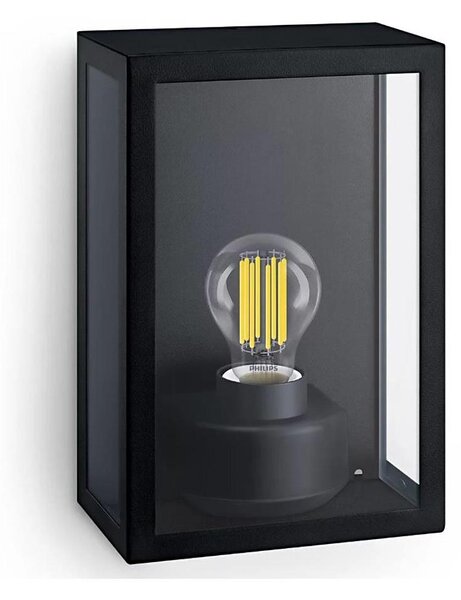 Philips - Vonkajšie nástenné svietidlo ALZOR 1xE27/25W/230V IP44