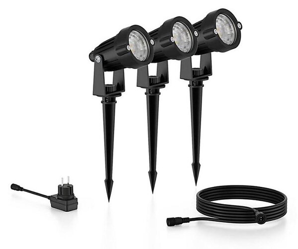 Philips - SADA 3x LED Vonkajšie bodové svietidlo CAPER LED/1,5W/24/230V IP44