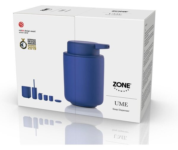 Modrý kameninový dávkovač mydla 250 ml Ume – Zone