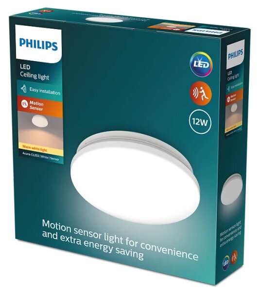 Philips - LED Stropné svietidlo so senzorom ACUNA LED/12W/230V 2700K