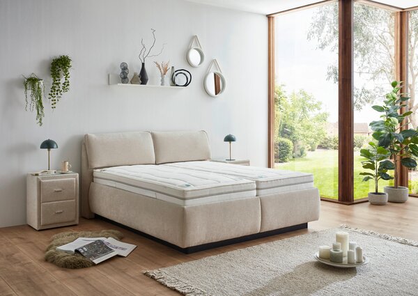 NOČNÝ STOLÍK, prírodná farba, 48/60/43 cm Beldomo - Sleep - Spálňové sety