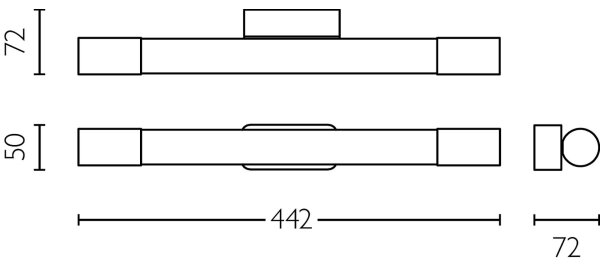 Philips - Kúpeľňové osvetlenie zrkadla ROVER LED/5W/230V IP44 mosadz