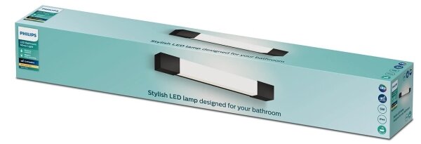 Philips - Kúpeľňové osvetlenie zrkadla ROVER LED/5W/230V IP44 čierna