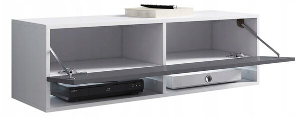 Televízny stolík s LED RGB osvetlením 100 cm WILLA A - dub wotan