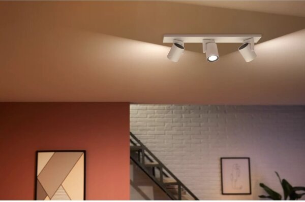Philips - LED RGBW Stmievateľné bodové svietidlo Hue ARGENTA 3xGU10/4,2W/230V