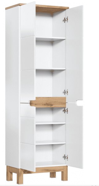 Vysoká skrinka do kúpeľne BALI White 805