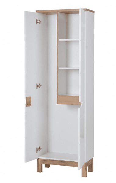 Vysoká skrinka do kúpeľne BALI White 900
