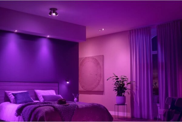 Philips - SADA 3xLED RGBW Stmievateľné podhľadové Hue CENTURA 1xGU10/4,2W/230V