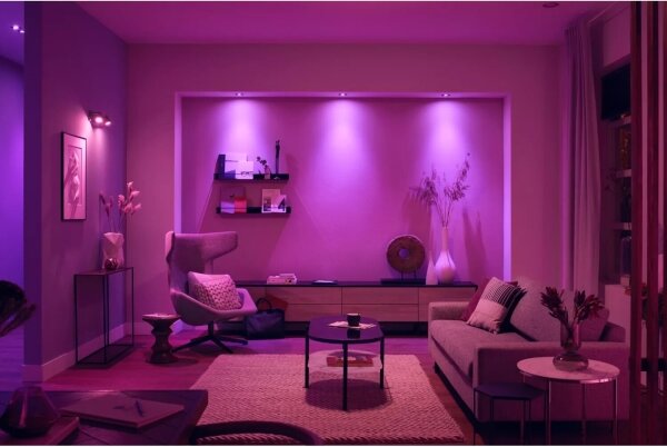 Philips - SADA 3xLED RGBW Stmievateľné podhľadové Hue CENTURA 1xGU10/4,2W/230V