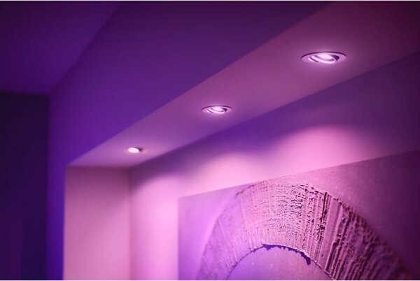 Philips - SADA 3xLED RGBW Stmievateľné podhľadové Hue CENTURA 1xGU10/4,2W/230V
