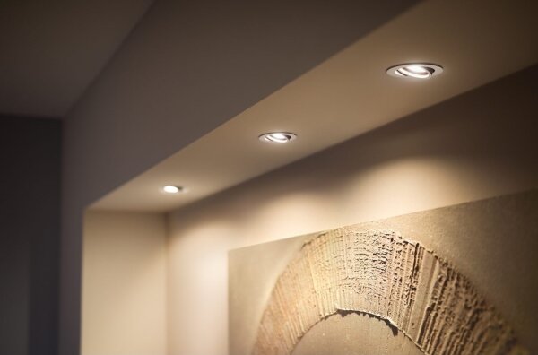 Philips-SADA 3xLED Stmievateľné podhľadové svietidlo Hue MILLISKIN 1xGU10/4,2W/230
