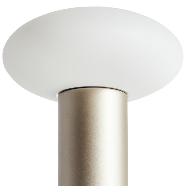 Stolná LED lampa zlatá bezdrôtová železná s tienidlom moderné osvetlenie do interiéru
